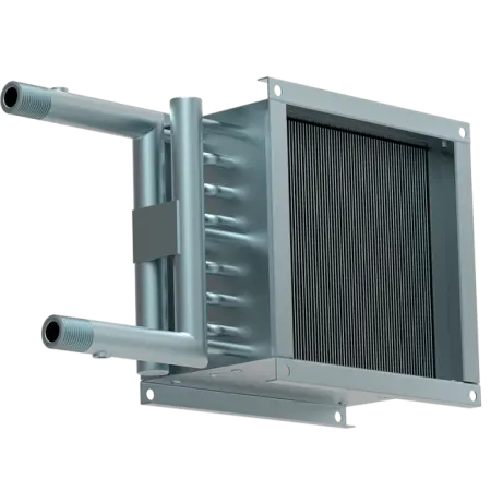Водяной нагреватель для круглых и квадратных каналов ZWA 200x200-3
