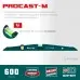 KRAFTOOL  PROCAST-M 600 мм, Магнитный литой уровень (34718-060)