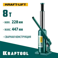 KRAFTOOL 8 т, 228-447 мм, домкрат гидравлический бутылочный сварной Kraft-Lift 43462-8_z01