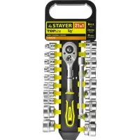 STAYER 21 шт., набор торцовых головок 27752-H21