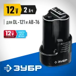 Аккумуляторная батарея Li-Ion, 12В, 2 Ач, тип T7 ЗУБР ST7-12-2 Профессионал