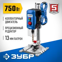 ЗУБР 750 Вт, 13 мм, настольный, вертикально-сверлильный станок ВСС-П750 Профессионал