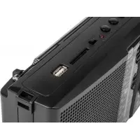 Радиоприемник настольный Harper HDRS-288 черный USB SD