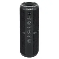 Колонка порт. Hyundai H-PAC320 черный 20W 1.0 BT/3.5Jack/USB 10м 4400mAh