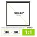 Экран Cactus 180x180см Wallscreen CS-PSW-180X180-SG 1:1 настенно-потолочный рулонный серый
