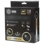Кабель аудио-видео Cactus CS-HDMI.2-7 HDMI (m)/HDMI (m) 7м. позолоч.конт. черный