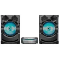 Минисистема Sony SHAKE-X70 черный CD CDRW DVD DVDRW BR FM USB BT