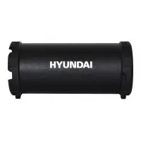 Колонка порт. Hyundai H-PAC220 черный/голубой 10W 1.0 BT/3.5Jack/USB