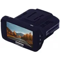 Видеорегистратор с радар-детектором Digma Freedrive 720 GPS черный