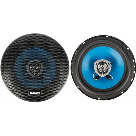 Колонки автомобильные Digma DCA-B602 240Вт 90дБ 4Ом 16.5см (6 1/2дюйм) (ком.:2кол.) коаксиальные двухполосные