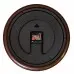 Часы настенные аналоговые Бюрократ WallC-R77P D35см коричневый (WALLC-R77P35/BROWN)