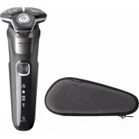 Бритва роторная Philips S5887/30 реж.эл.:3 питан.:аккум. серый/серебристый