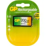 Аккумулятор GP 20R8H 9V NiMH 200mAh (1шт)