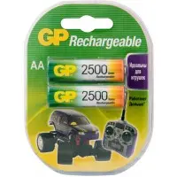 Аккумулятор GP 250AAHC AA NiMH 2500mAh (2шт)