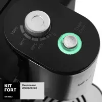 Термопот Kitfort КТ-2502 2.2л. 2600Вт черный/серебристый