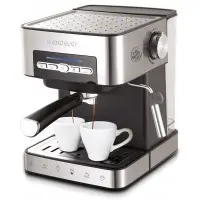 Кофеварка рожковая Endever Costa-1065 850Вт серебристый/черный