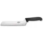 Нож кухонный Victorinox Fibrox (6.1323.21) стальной лезв.210мм прямая заточка черный