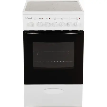 Плита Электрическая Лысьва EF4006MK00 белый стеклокерамика (без крышки)