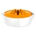 Соковыжималка цитрусовая Fiskars Functional Form 1016125 белый/оранжевый