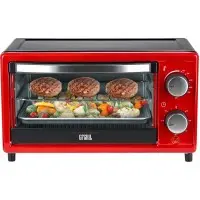 Мини-печь GFGril GFO-09 9л. красный