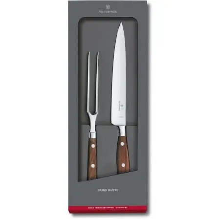 Набор ножей кухон. Victorinox Grand Maitre 7.7240.2 (7.7240.2) компл.:1предм. вилка дерево подар.коробка