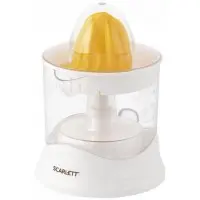 Соковыжималка цитрусовая Scarlett SC-JE50C02 25Вт рез.сок.:700мл. белый/желтый