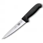 Нож кухонный Victorinox Fibrox (5.5603.12) стальной универсальный лезв.120мм прямая заточка черный