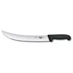 Нож кухонный Victorinox Fibrox (5.7303.31) стальной для стейка лезв.310мм прямая заточка черный