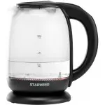 Чайник электрический Starwind SKS4517 1.7л. 2200Вт черный корпус: стекло/пластик