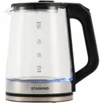 Чайник электрический Starwind SKG5778 2л. 2000Вт черный/прозрачный корпус: стекло