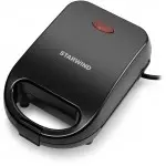 Сэндвичница Starwind SSW2143 600Вт черный/черный