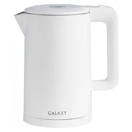 Чайник электрический Galaxy GL 0323 1.7л. 2000Вт белый корпус: пластик (ГЛ0323БЕЛ)
