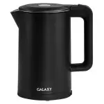 Чайник электрический Galaxy GL 0323 1.7л. 2000Вт черный корпус: пластик (ГЛ0323ЧЕРН)