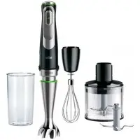 Блендер погружной Braun MQ9135XI черный/серебристый