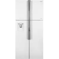 Холодильник Hitachi R-W660PUC7 GPW 2-хкамерн. белый стекло инвертер