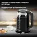 Чайник электрический Hyundai HYK-G6404 1.7л. 2200Вт черный/серебристый корпус: стекло/пластик