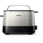 Тостер Philips HD2637/90 830Вт черный/серебристый