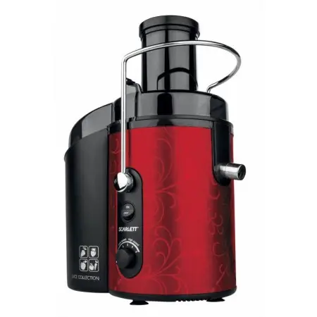 Соковыжималка центробежная Scarlett SC-JE50S26 1500Вт рез.сок.:1500мл. красный/черный