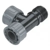 Коннектор Gardena 02751-20.000.00 Д.вх.1" Д.вых.1" черный