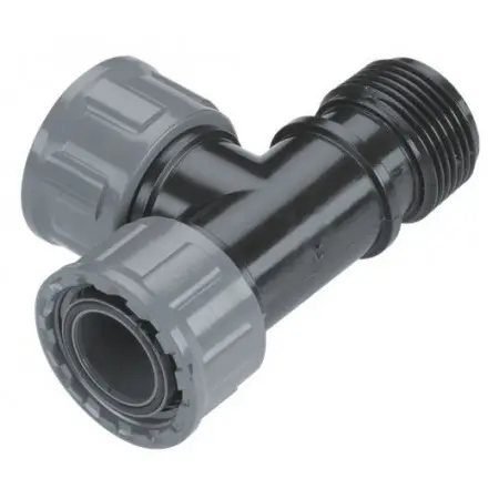 Коннектор Gardena 02751-20.000.00 Д.вх.1" Д.вых.1" черный