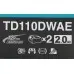 Шуруповерт Makita TD110DWAE аккум. патрон:держатель бит 1/4" (кейс в комплекте)