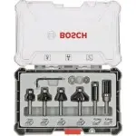 Набор фрез по дер. Bosch 2607017469 d(посад.)=8мм (фрезеры) (упак.:6шт)