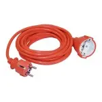 Удлинитель силовой IEK УШ-01РВ (WUP10-20-K09-N) 3x1.0кв.мм 1розет. 20м ПВС 10A без катушки оранжевый