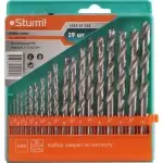 Набор сверл Sturm! 1055-01-SS2 по металлу (19пред.) для шуруповертов/дрелей
