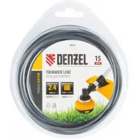 Леска для садовых триммеров Denzel Aluflex d=2.4мм L=15м (96834)