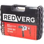 Дрель ударная RedVerg RD-ID1000/2S 1000Вт патрон:быстрозажимной реверс (кейс в комплекте)