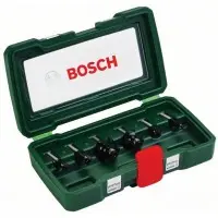 Набор фрез по дер. Bosch 6 НМ-SET (2607019463) d(посад.)=8мм (фрезеры)