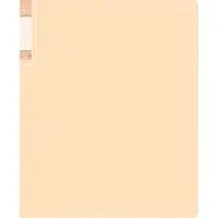 Папка с 20 прозр.вклад. Бюрократ Gems GEM20CREAM A4 пластик 0.7мм торц.карм с бум. встав кремовый жемчуг