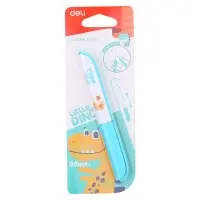 Ножницы Deli E6000A Little dino детские 135мм сталь ассорти блистер
