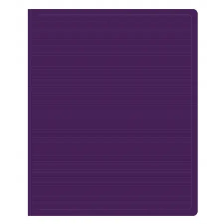 Папка на 2-х кольцах Бюрократ DeLuxe DL0740/2BBERRY A4 пластик 0.7мм кор.32мм черничный